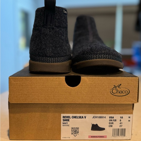 Chaco Revel Chelsea -Navy new in box Women’s size 10 - Picture 3 of 3